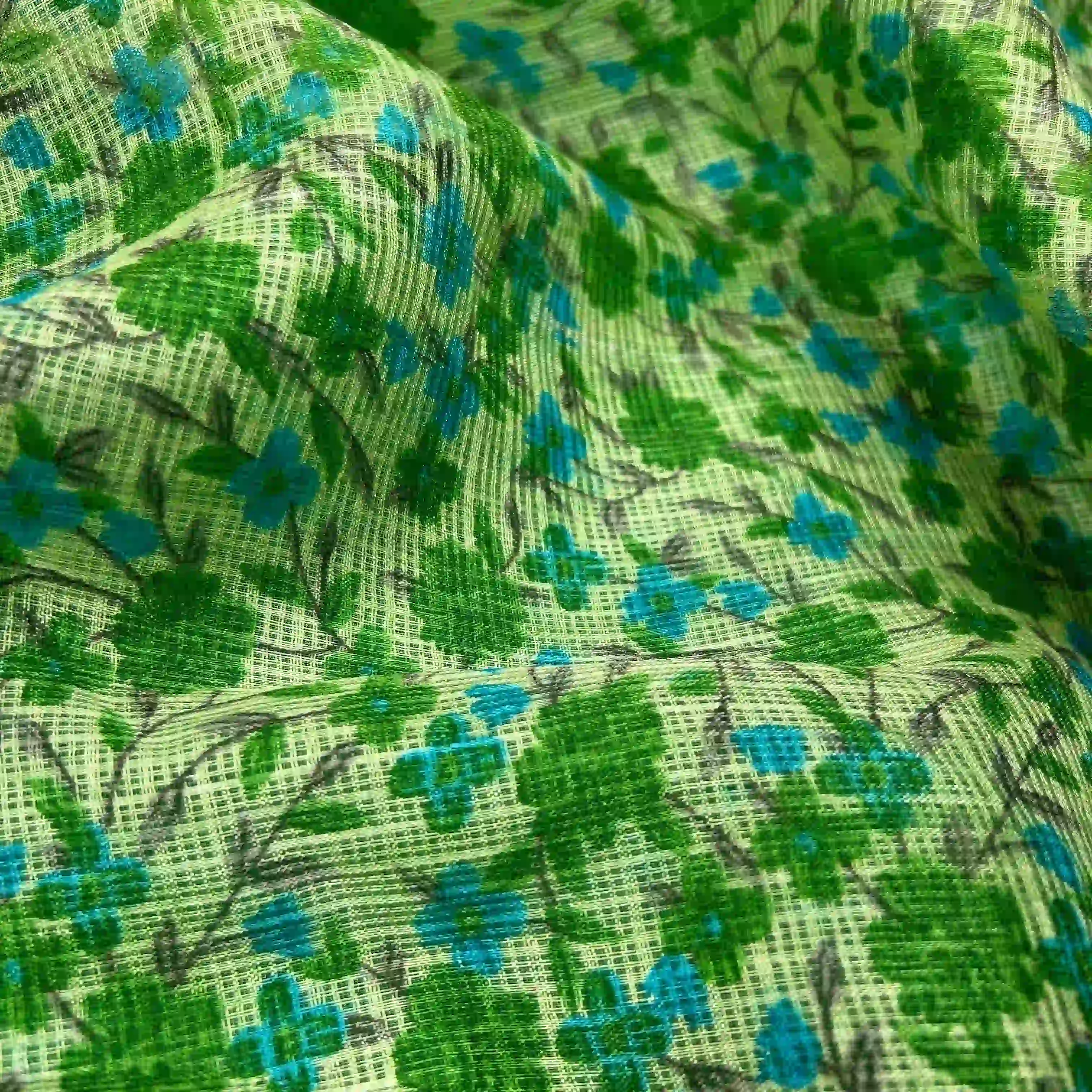 Kota Green floral 